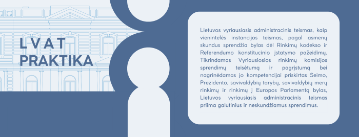 LVAT: VRK nepagrįstai panaikino kandidato Seimo rinkimuose registravimą dėl šiurkštaus Rinkimų kodekso pažeidimo