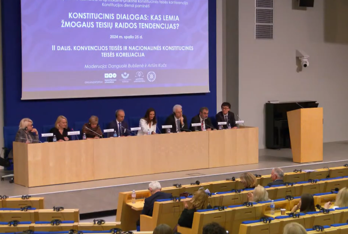 Konstitucijos dienos proga – LVAT pirmininkės pranešimas tarptautinėje konferencijoje Seime