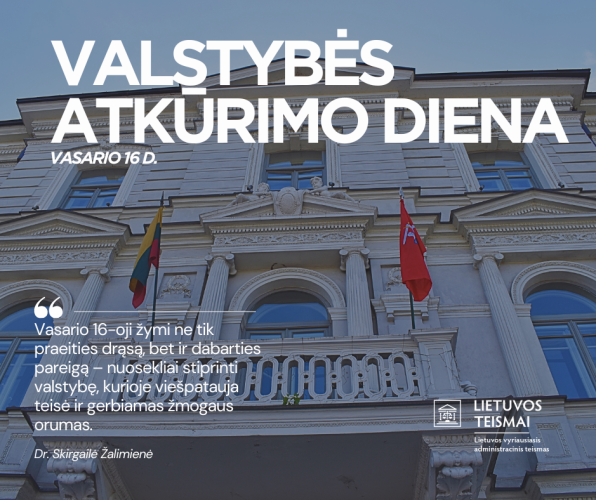 Sveikiname su Lietuvos valstybės atkūrimo diena!