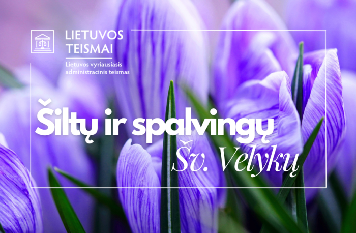 Sveikiname su šv. Velykomis!